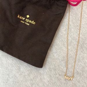 Kate Spade “Mrs” Necklace 🖤